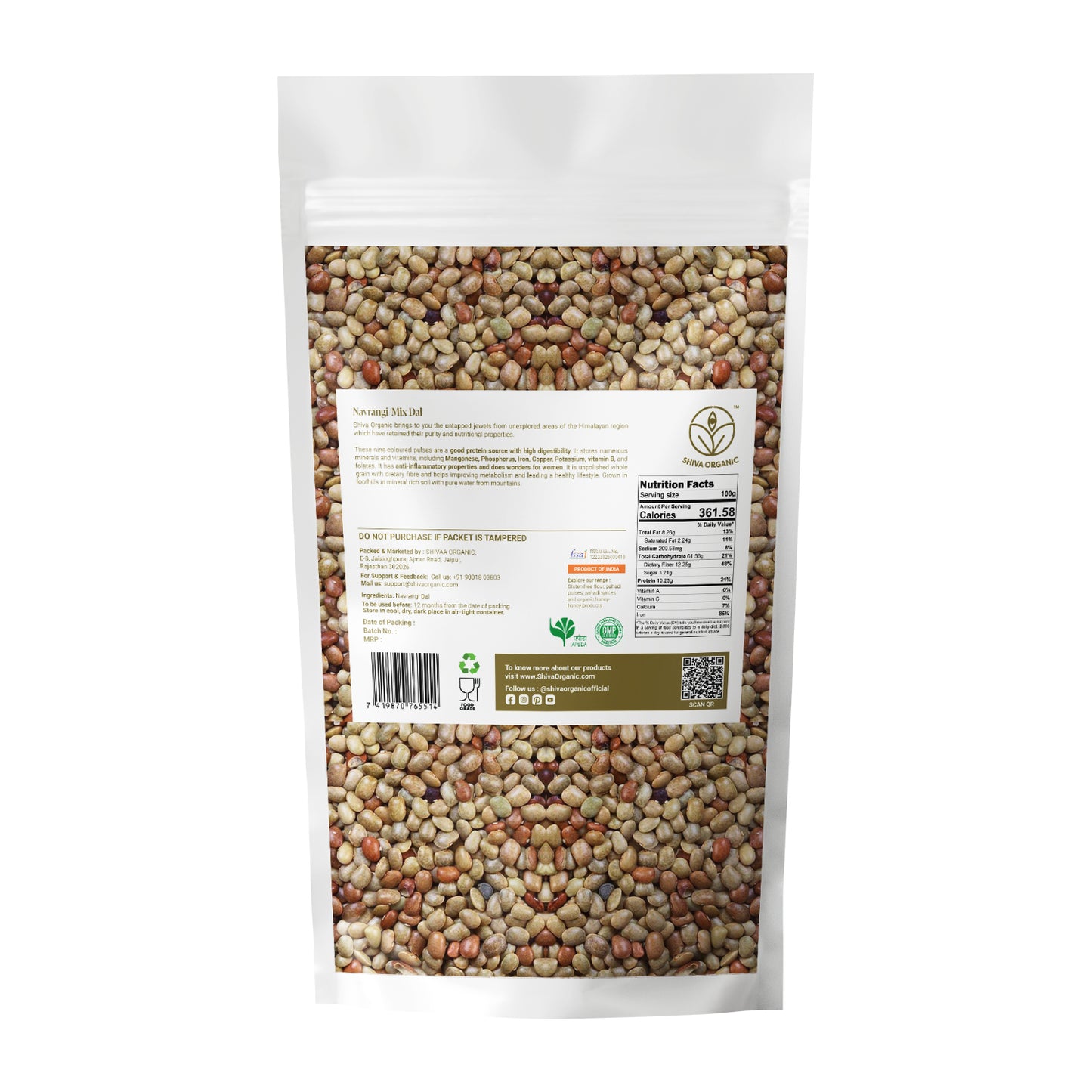 Navrangi Dal | Organic Pulses | Pahadi Mix Dal