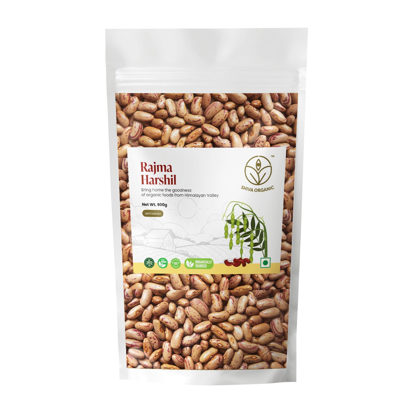 Rajma Harshil | Pahadi Organic Rajma | Shiva Organic