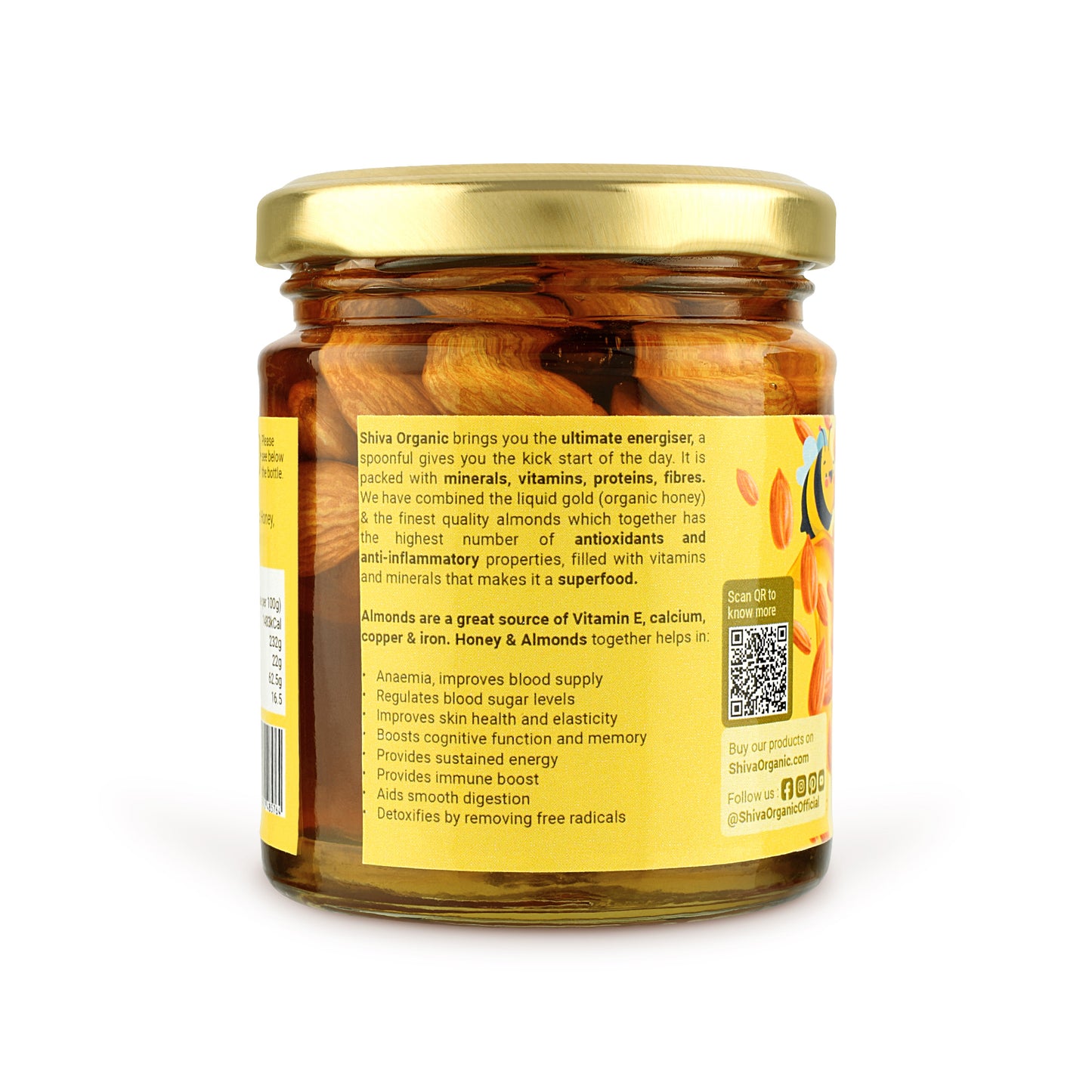 Almond nuts soaked in honey | 240gm