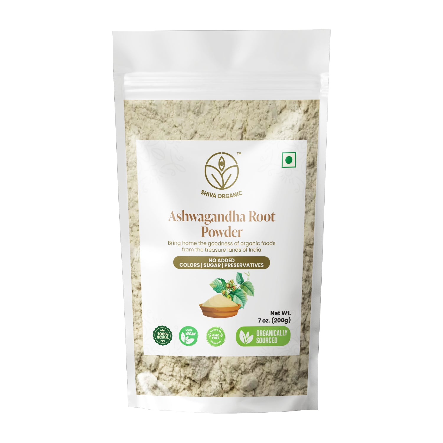 Organic Ashwagandha Root Powder | Shiva Organic