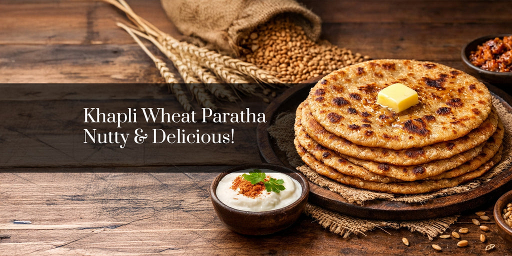 Khapli Wheat Paratha - Nutty & Delicious! – Shiva Organic