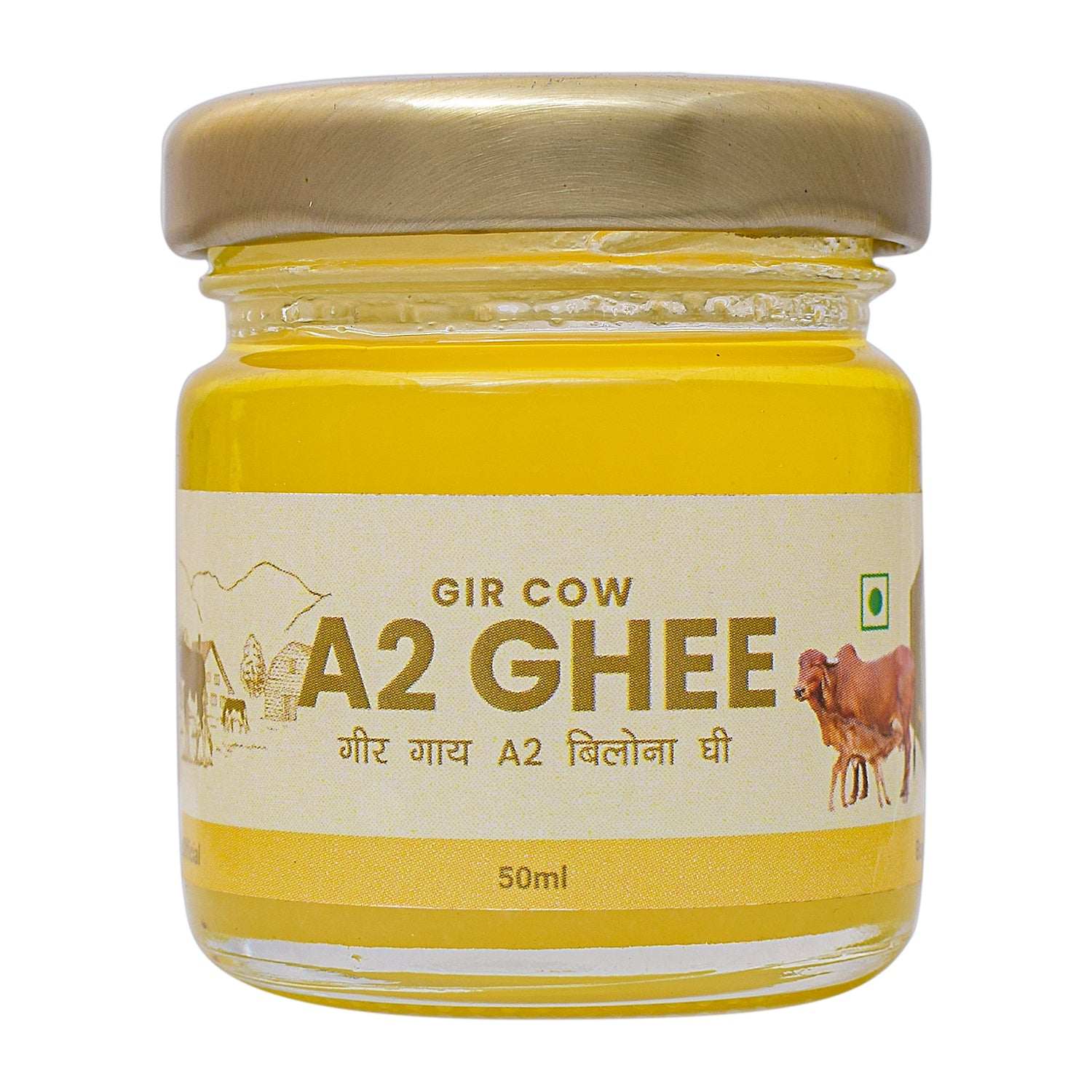 Gir Cow A2 Bilona Ghee | pure Desi Ghee 50 ml