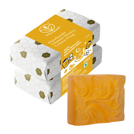 Handmade Lemon Soap | Shiva Organic | Honey