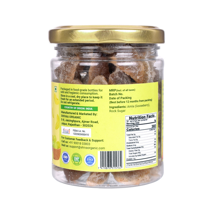 Amla Candy Sweet | Organic Gooseberry 150g | Shiva Organic