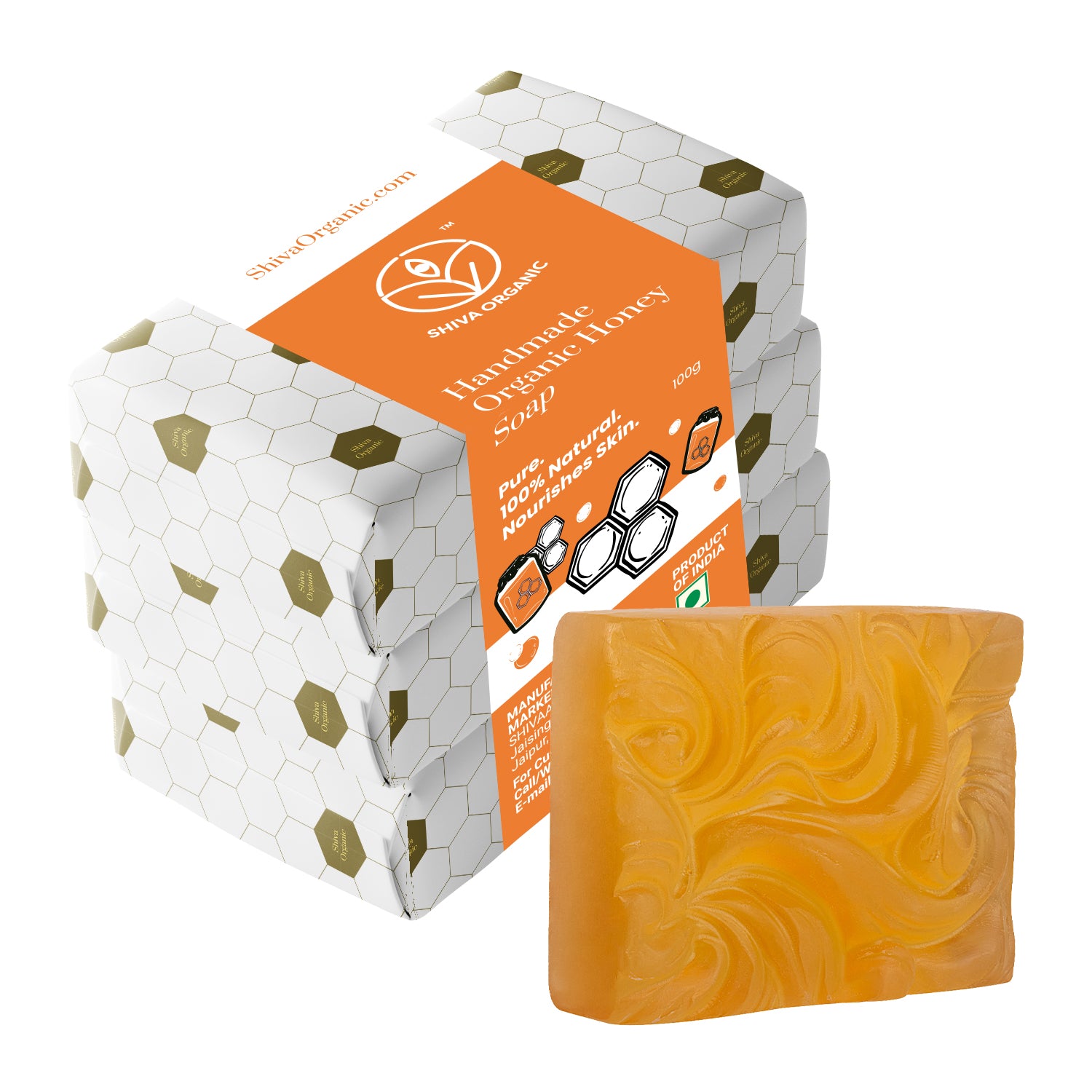 Handmade Soap | Shiva Organic | Natural Honey