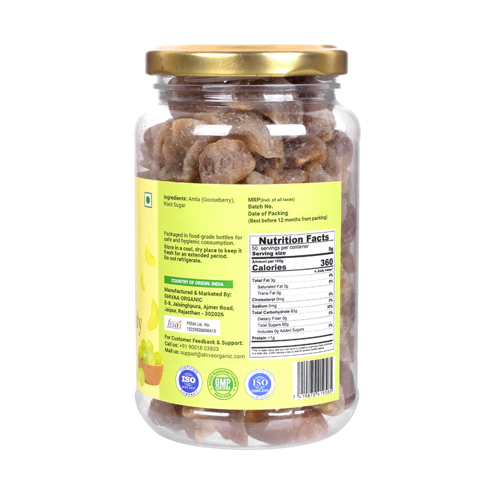 Amla Sweet Candy | Organic Gooseberry 250g | Shiva Organic