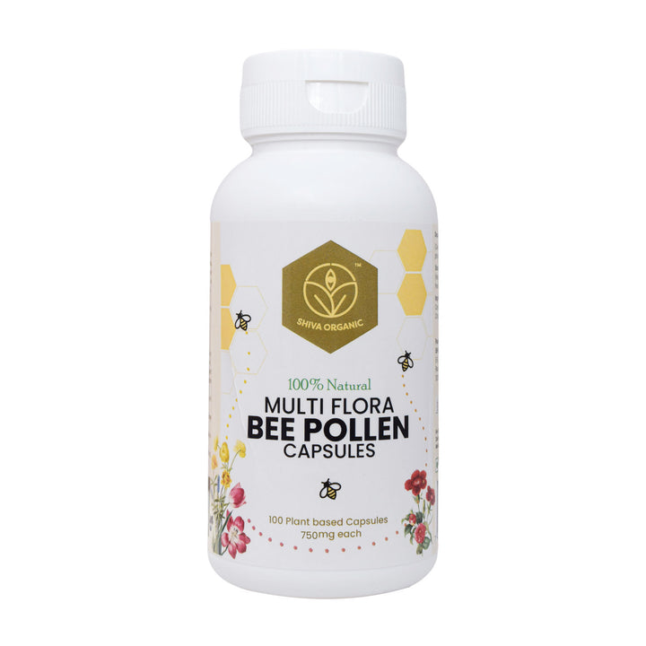 Buy Bee Pollen Capsules 750mg | daily supplement | Shova Organic