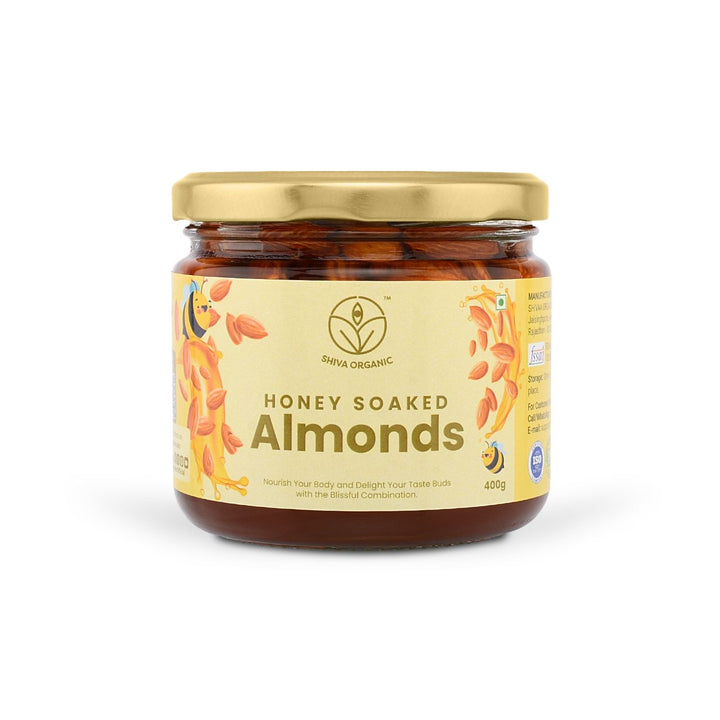 Almonds Honey | Honey soaked Almonds | 400g