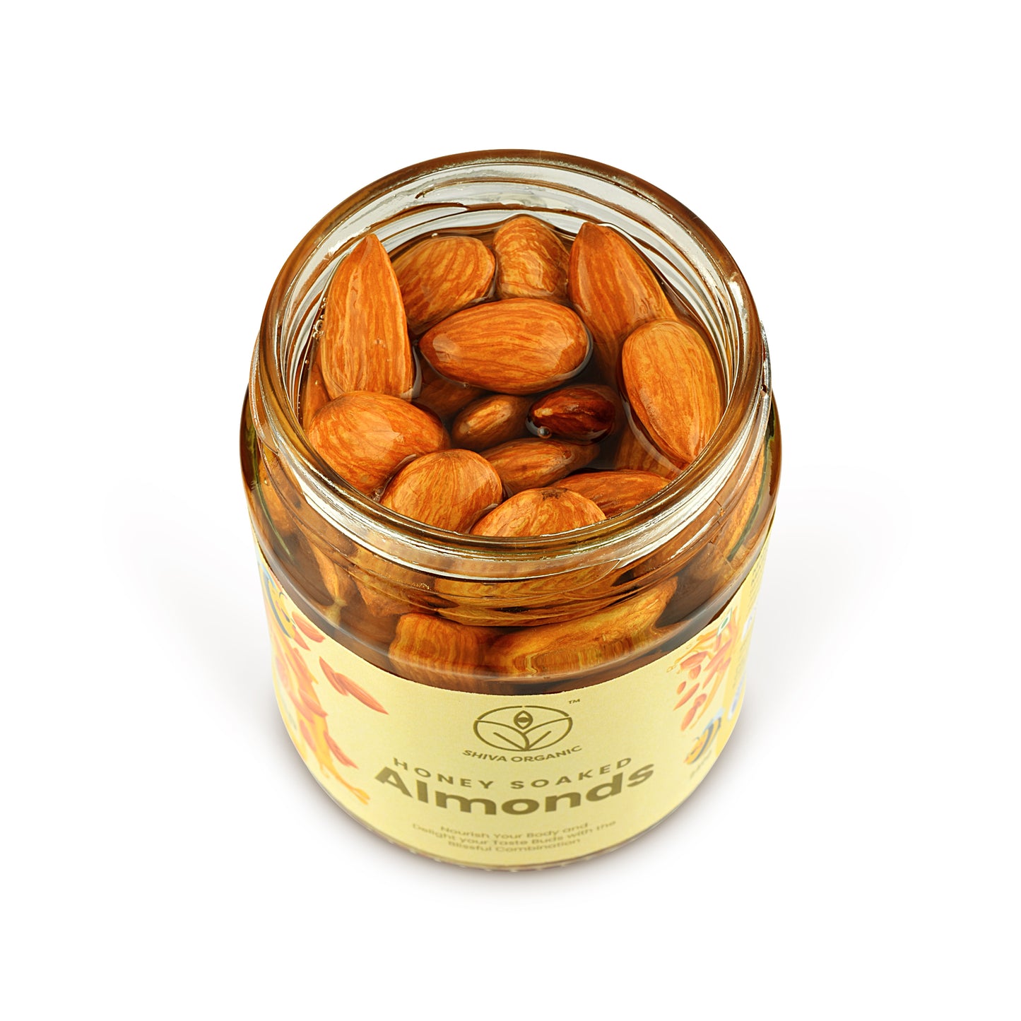 Almond nuts  soaked in honey | 240gm