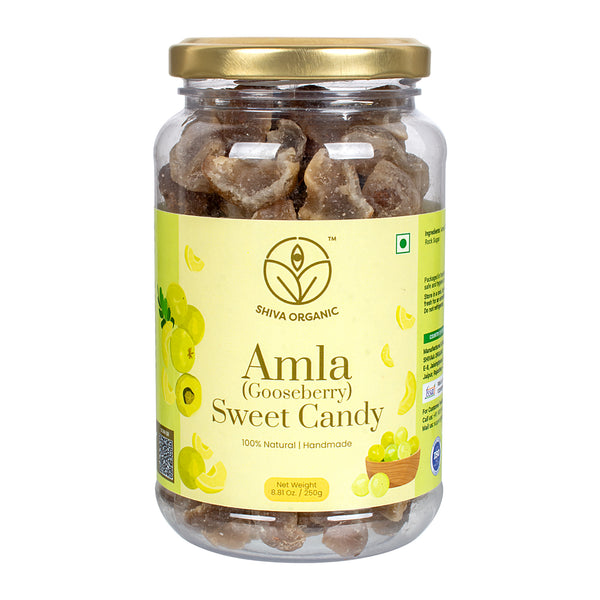 Amla Sweet Candy | Organic Gooseberry 250g | Shiva Organic