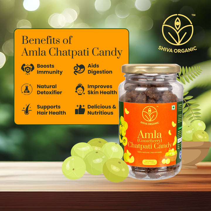 Amla Masala Candy 250g | Gooseberry | Shiva Organic