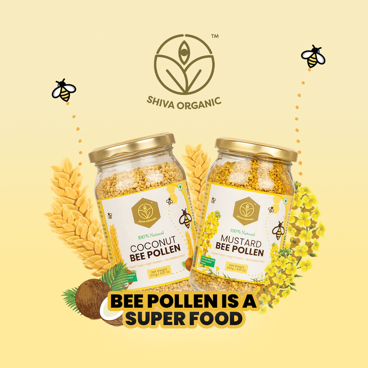 Bee Pollen Benefts | Fertility Booster | Vitamin B12 | Shiva Organic