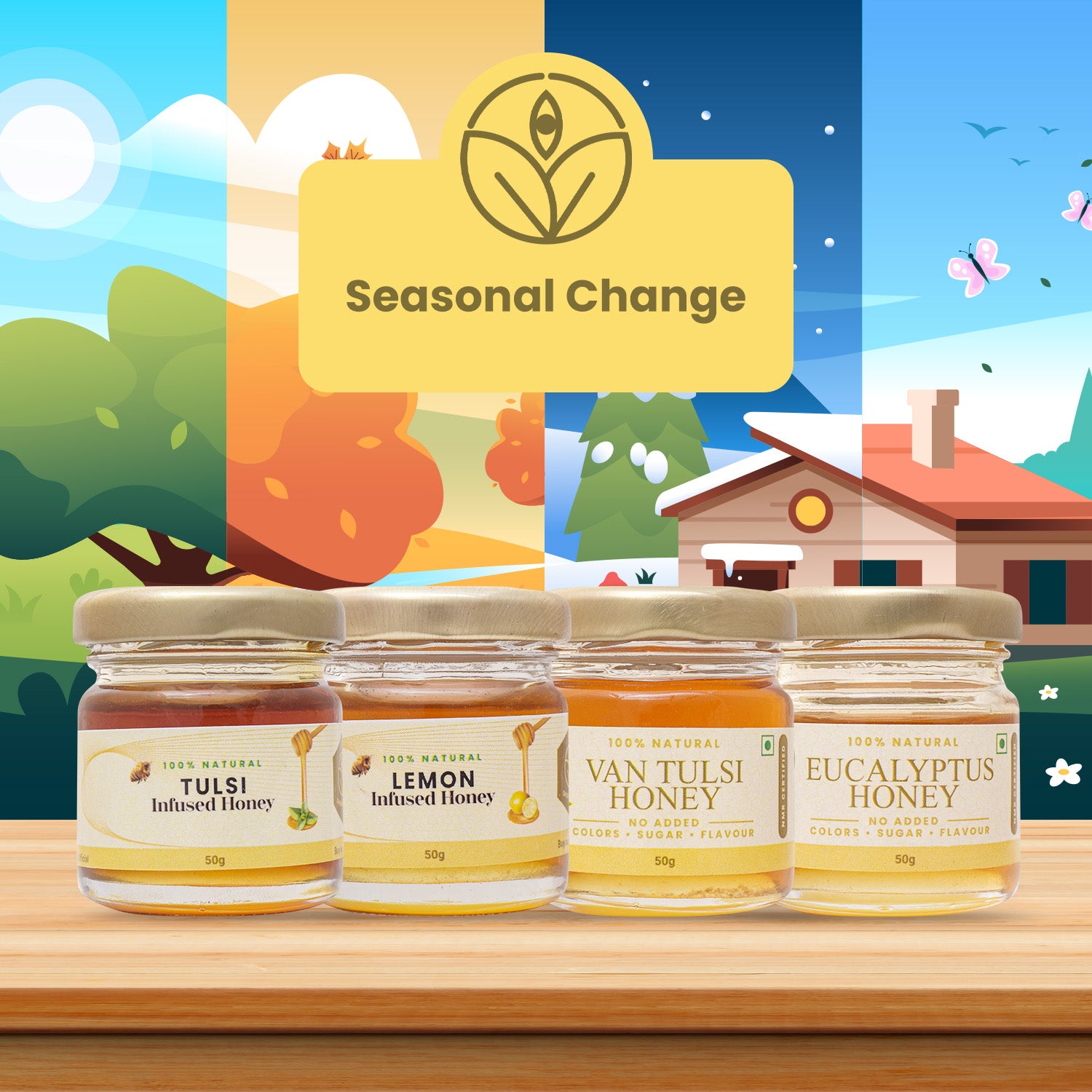 Honey for Season Change | Pure Honey | Shiva Organic