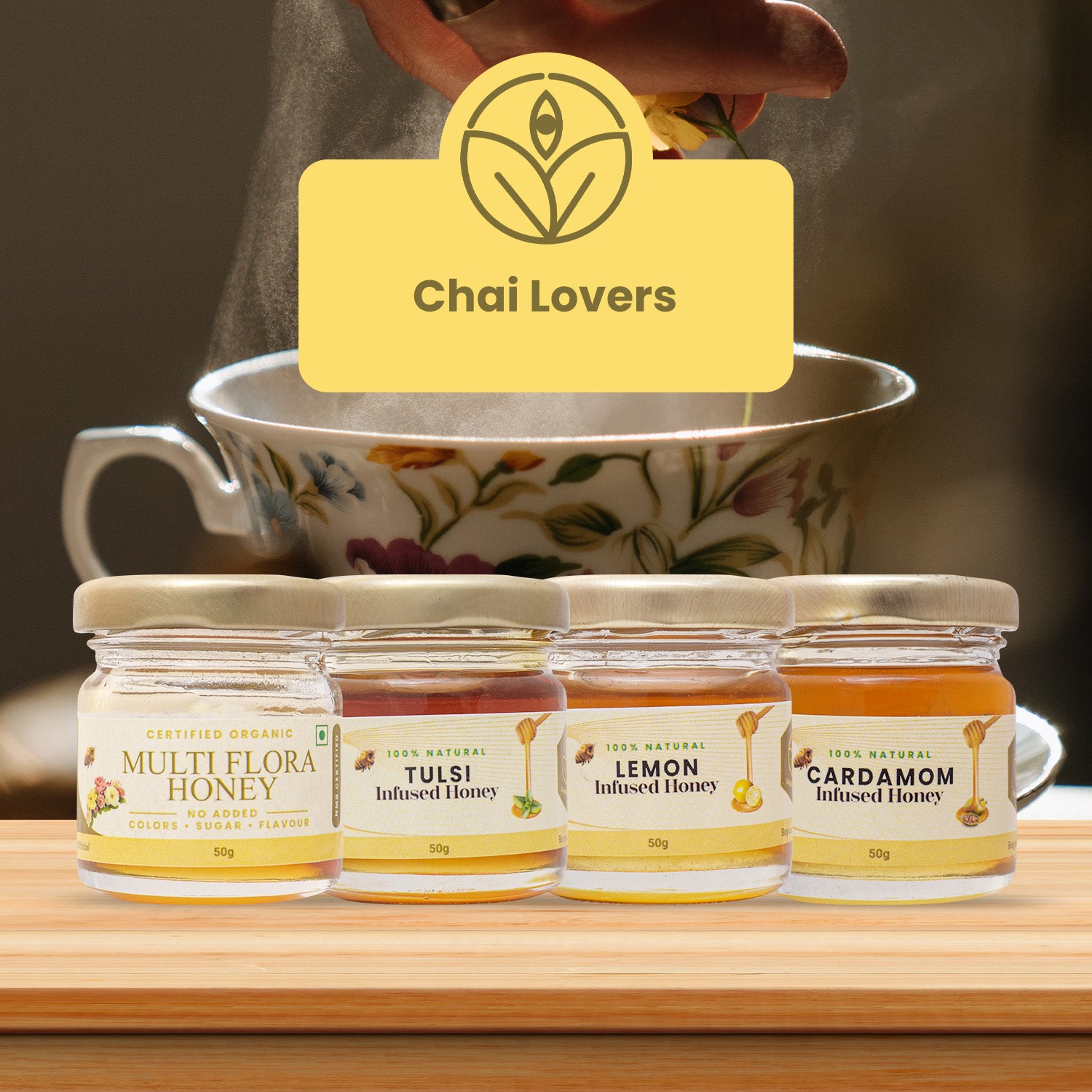 Honey for tea | Chai Lover | Shiva Organic