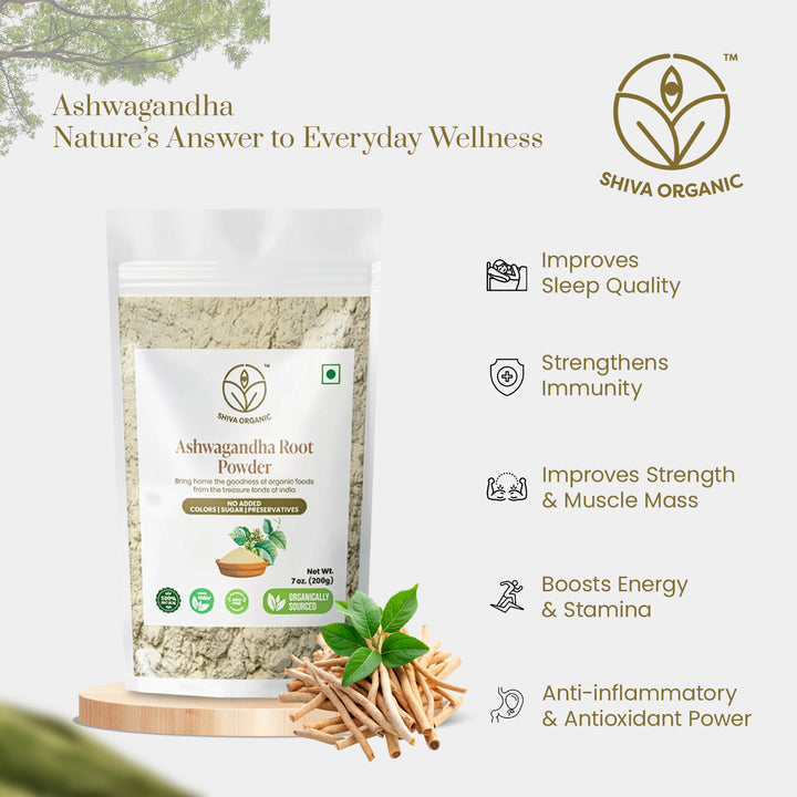 Ashwagandha Root Powder | Shiva Organic