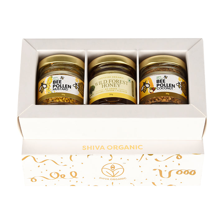 Bee Pollen Honey | Festive Gift Box