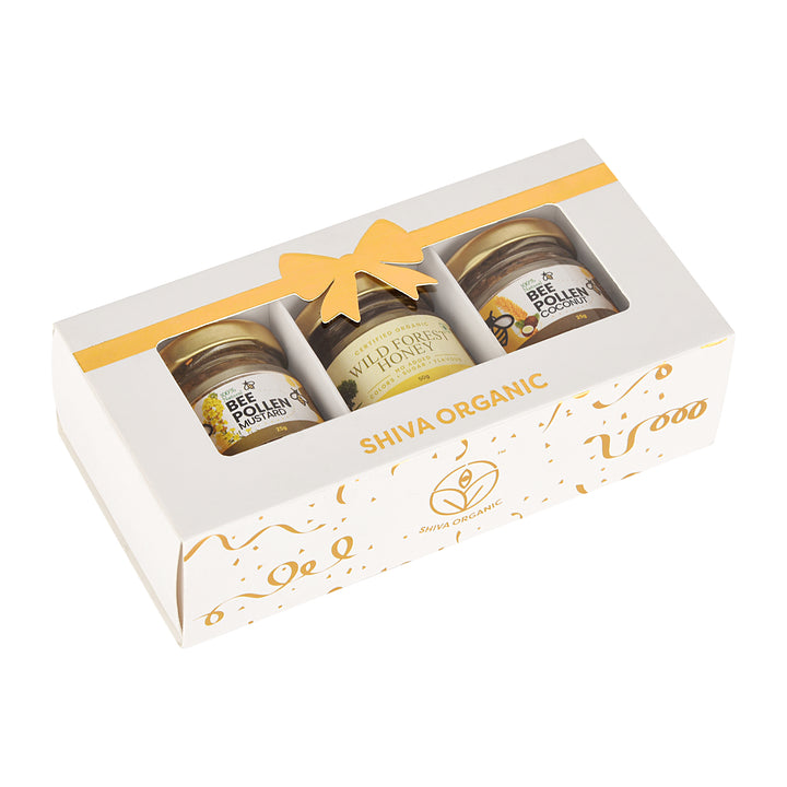 Bee Pollen Honey | Festive Gift Box