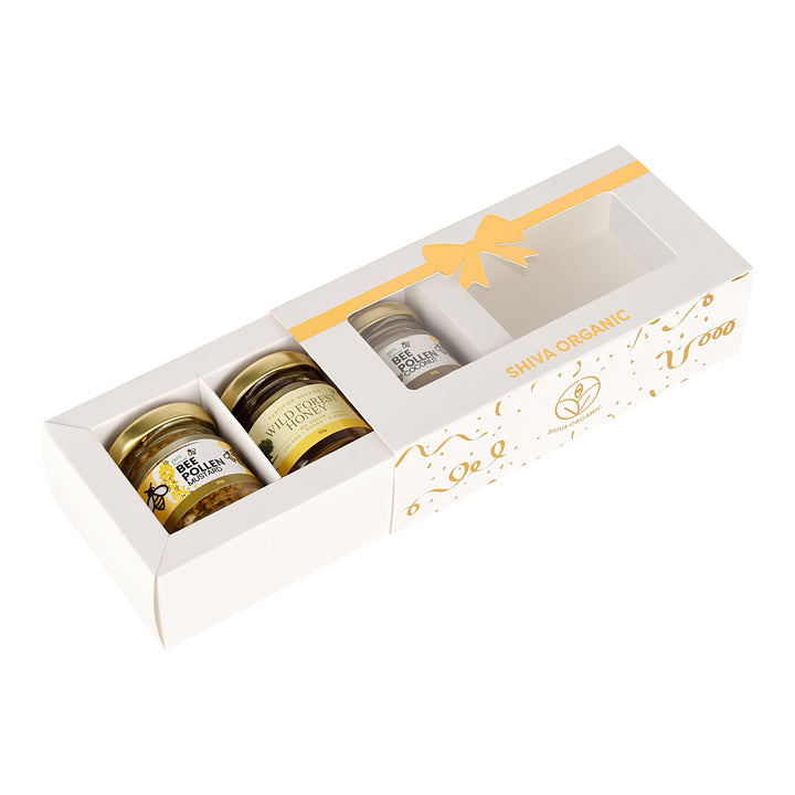 Bee Pollen Honey | Festive Gift Box