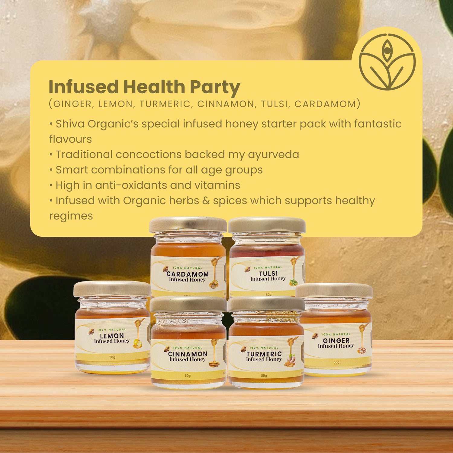 Herbs with honey | Honey combo | Shiva Organic
