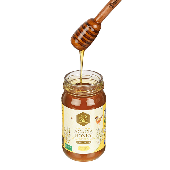 250 gm | Acacia Flower Honey | Cidr Honey | Shiva Organic