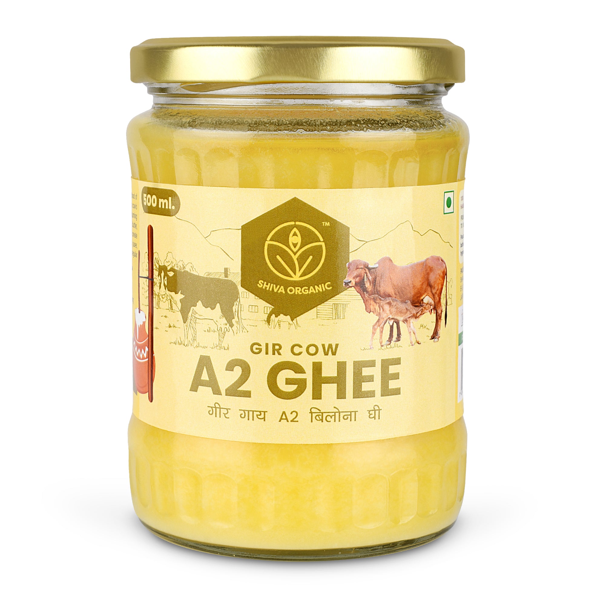 Gir Cow A2 Bilona Ghee | buy pure Desi Ghee Cow Ghee | Shiva Organic