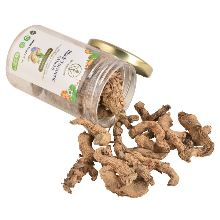 Black Turmeric Whole Dry | Kaalee Haldee | Shiva Organic