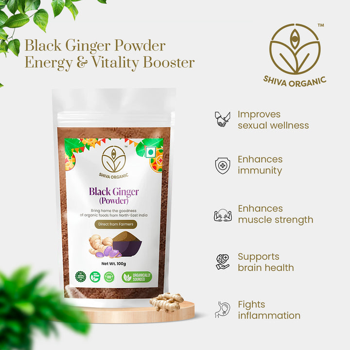 Black Ginger Powder | Shiva Organic