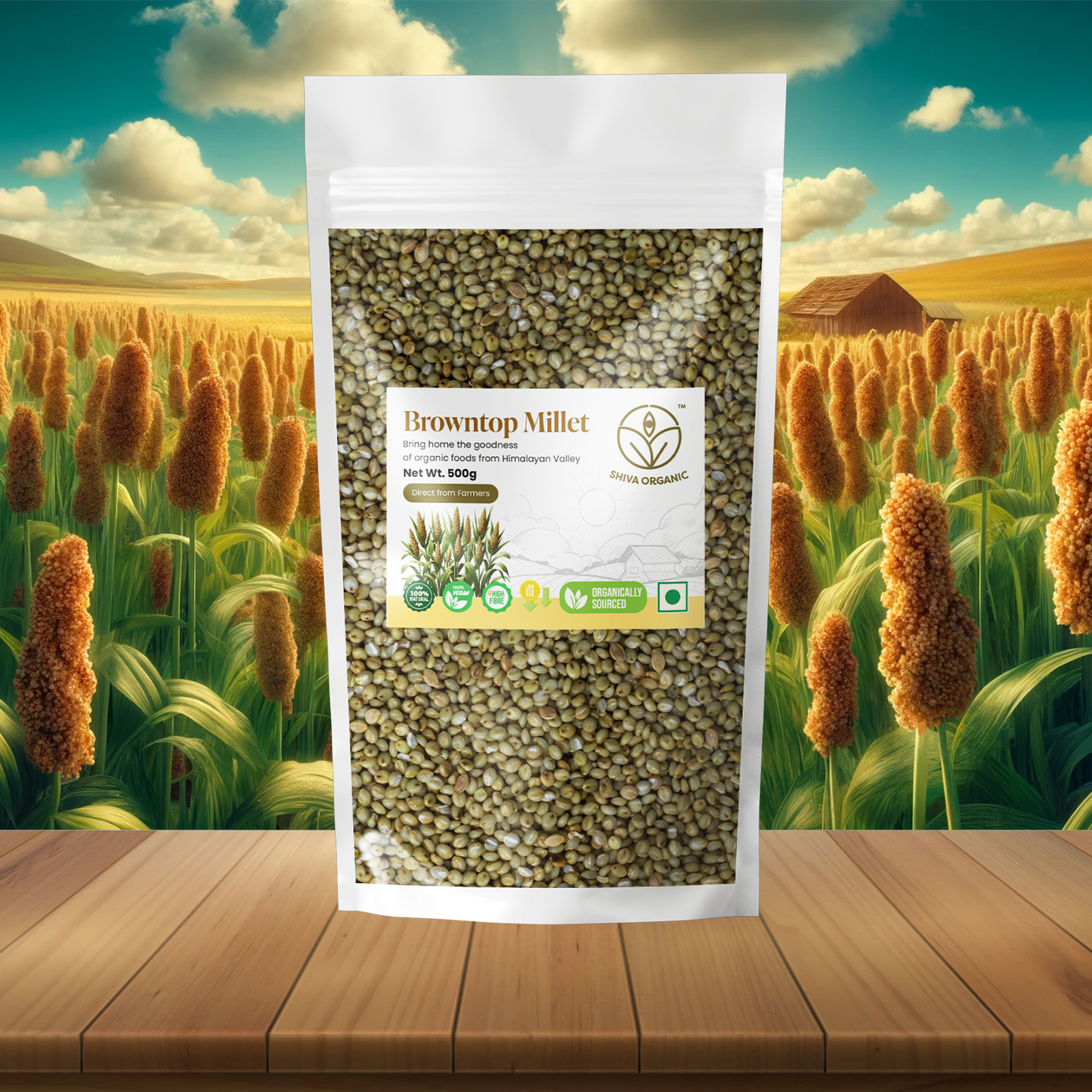 Browntop Millet 500g | Shiva Organic