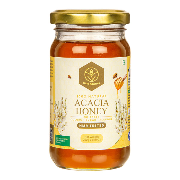 250 gm | Acacia Flower Honey | Cidr Honey | Shiva Organic