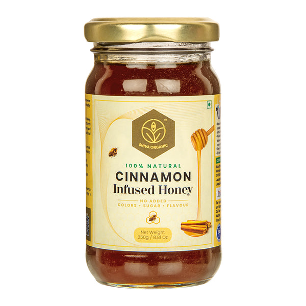 Herbs Infused Honey | Cinnamon | Daalchini | Shiva Organic