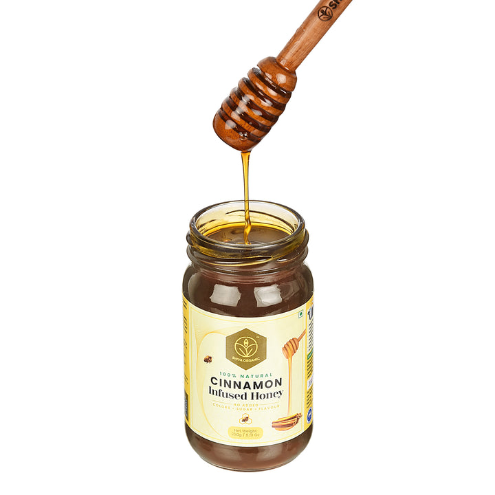 Herbs Infused Honey | Cinnamon | Daalchini | Shiva Organic