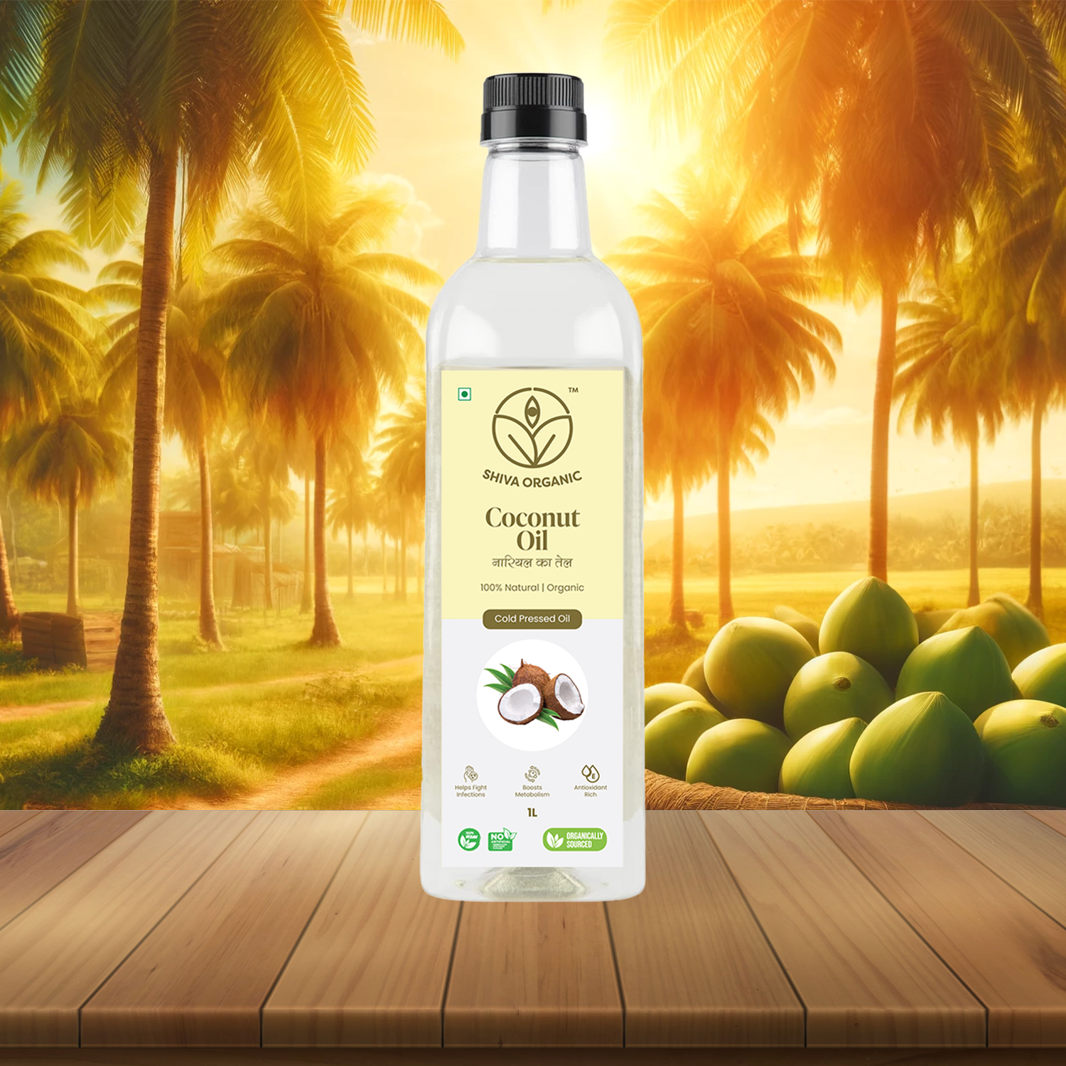Orgnic Coconut Oil | 1 ltr