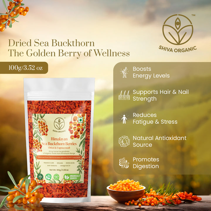 Seabuckthorn Berries | Shiva Orgaic
