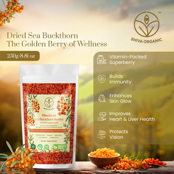 Himalayan Seabuckthorn Berries | Shiva Orgaic