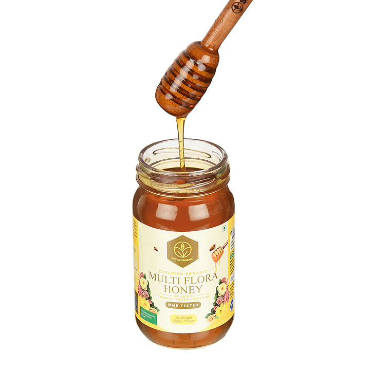 Multiflora natural honey | 250 gm | Shiva Organic