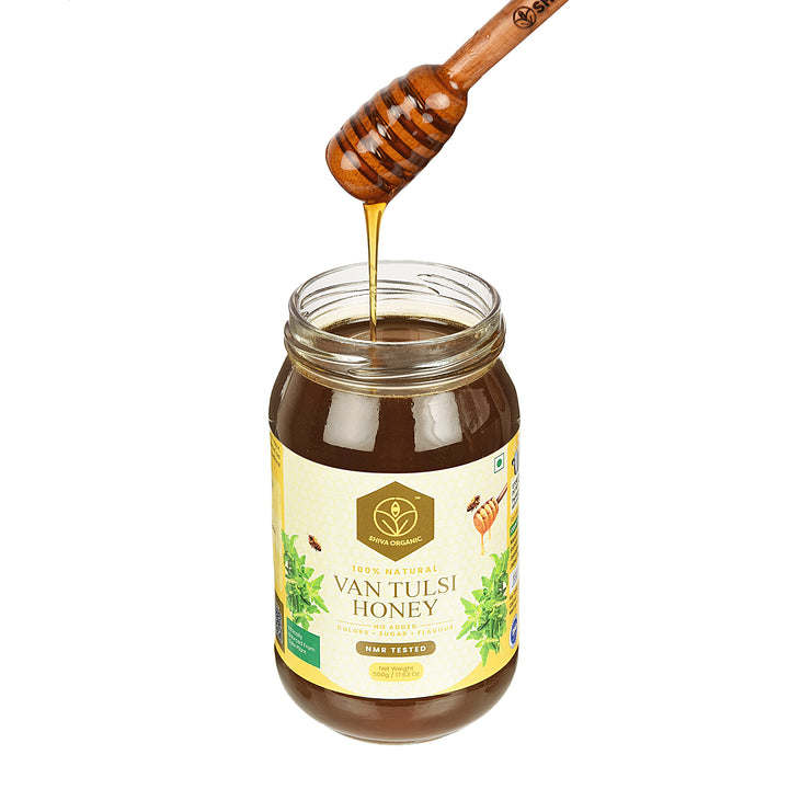 500gm | Van Tulsi Nectar Honey | Raw Honey