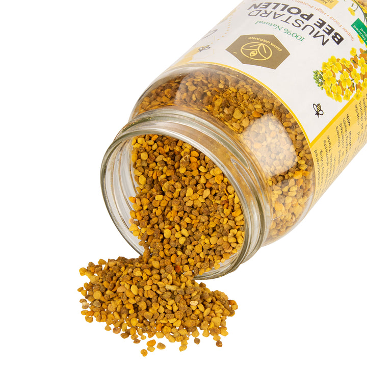 250 gm | Mustard Bee Pollen | Energy Immunity Booster | Vitamin b12 | Shiva Organic