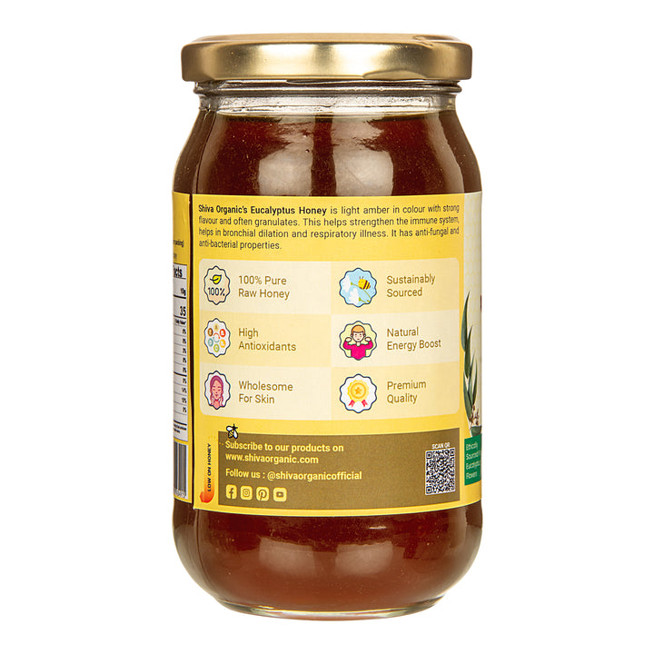 500 gm, Eucalyptus Honey | Shiva Organic