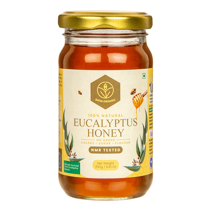 250 gm, Eucalyptus Honey | Best honey for winters | Shiva Organic