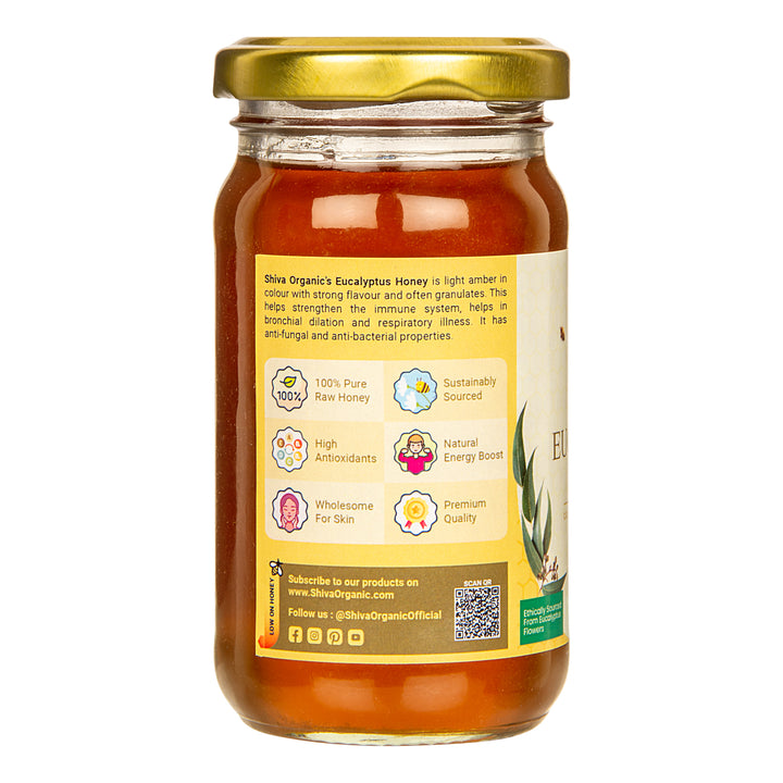 250 gm, Eucalyptus Honey | Best honey for winters | Shiva Organic