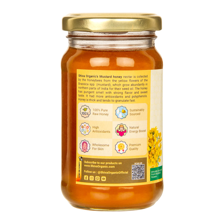 Mustard Nectar Honey | 260g | Shiva Organic