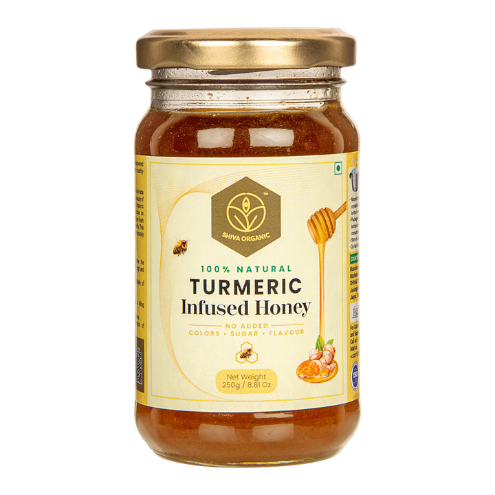 Haldi Honey | Turmeric infused Honey | Shiva Organic