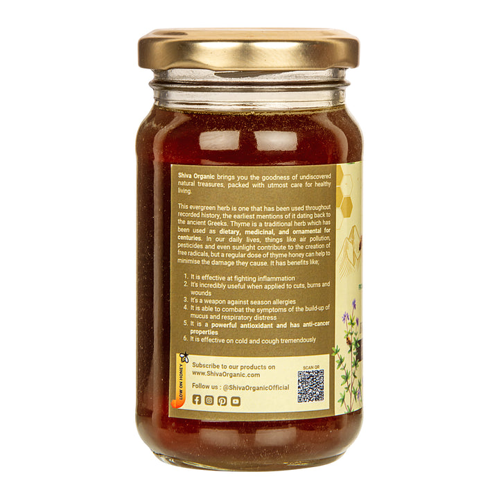 Thyme Honey | Himalayan Raw Honey | Shiva Organic