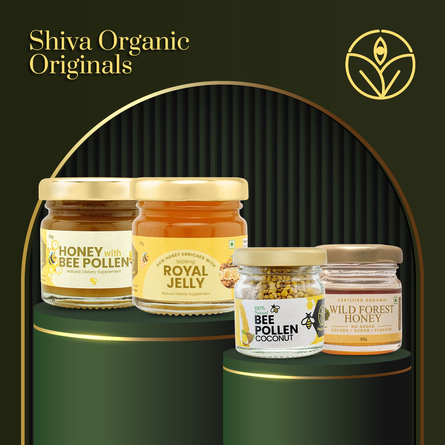 Buy Royal Jelly | Bee Pollen | Raw honey | Shiva Organic