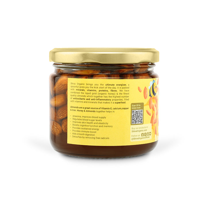 Almonds Honey | Honey soaked Almonds | 400g