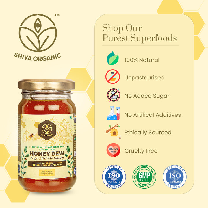 Honey Dew Honey | Rare Honey | Plant Honey | Shiva Organic