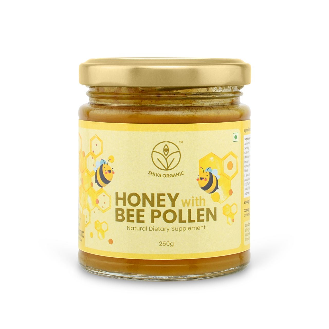 Honey wuth Bee Pollen | 250g | Best bee pollen