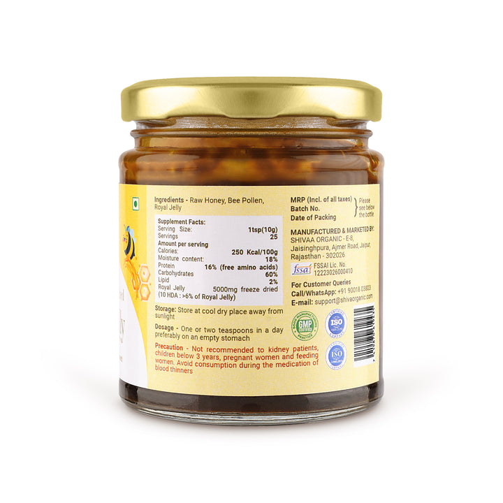 Raw Honey Bee Pollen | Buy fresh royal jelly | 250g