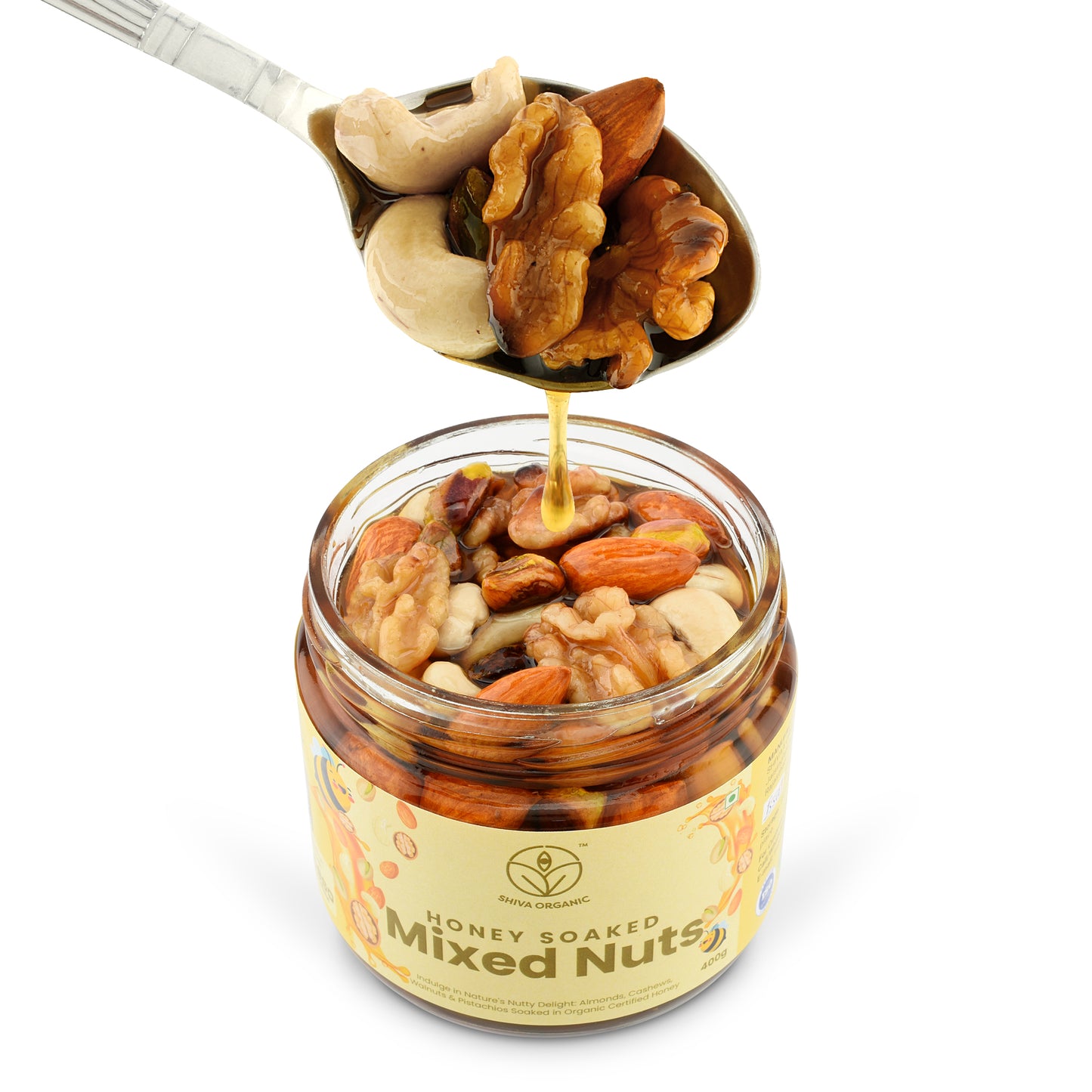 Mixed nuts in honey | nutty honey | 400g
