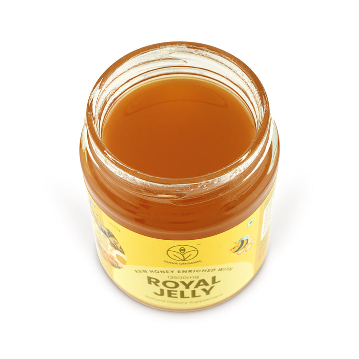 Honey wuth 12500mg Royal Jelly | 250g | Shiva Organic